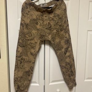 SILENCE IS GOLDEN Denim joggers -  Size 38